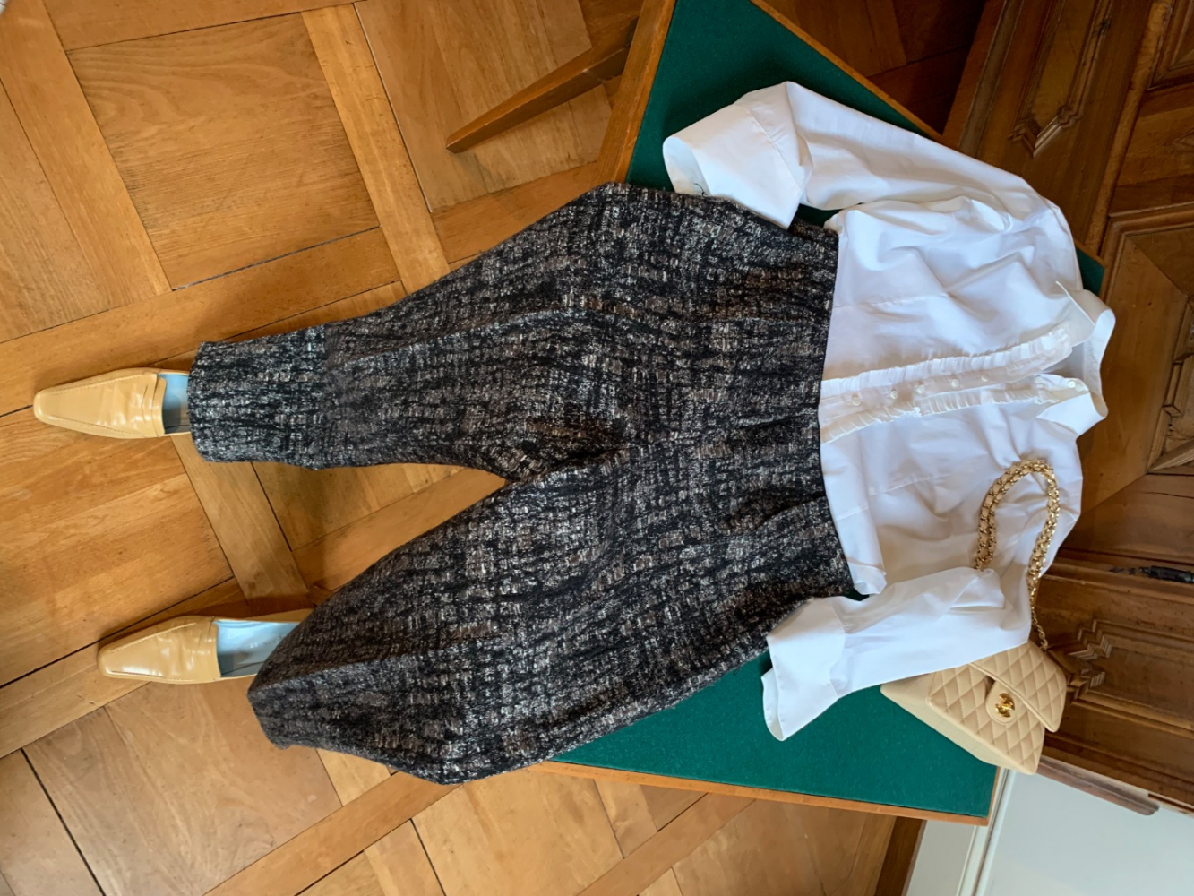 Paul Ka Tweed trousers