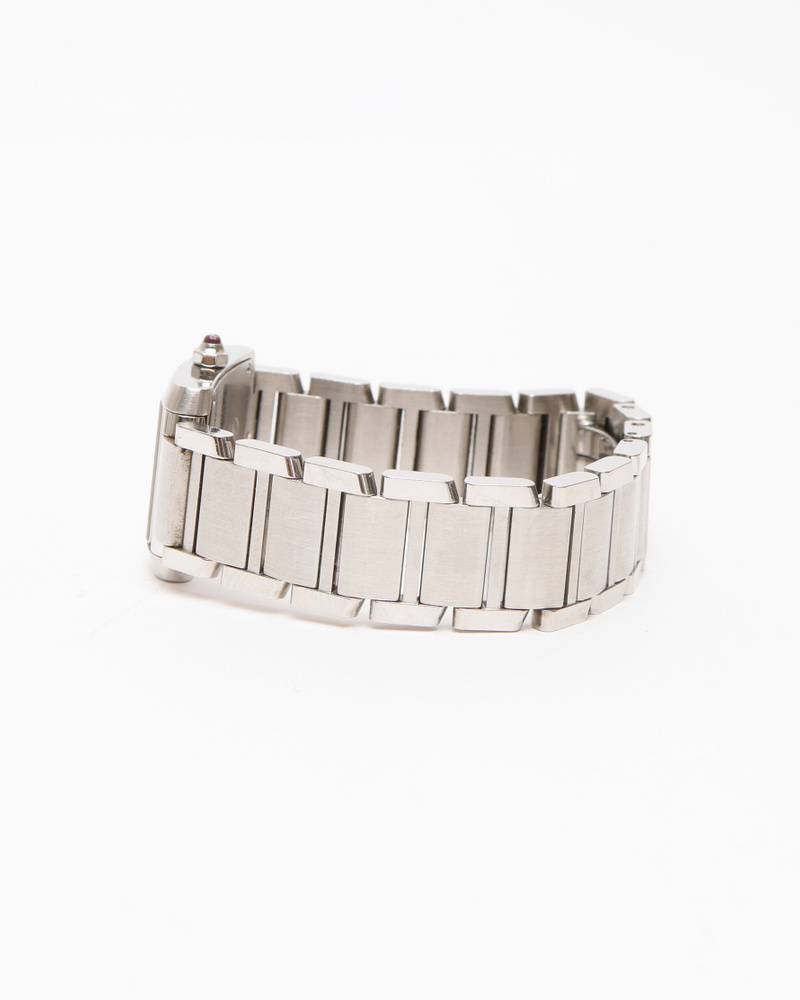 Cartier Tank Francaise 20mm Ref 2384 Mother-of-Pearl Dial Watch