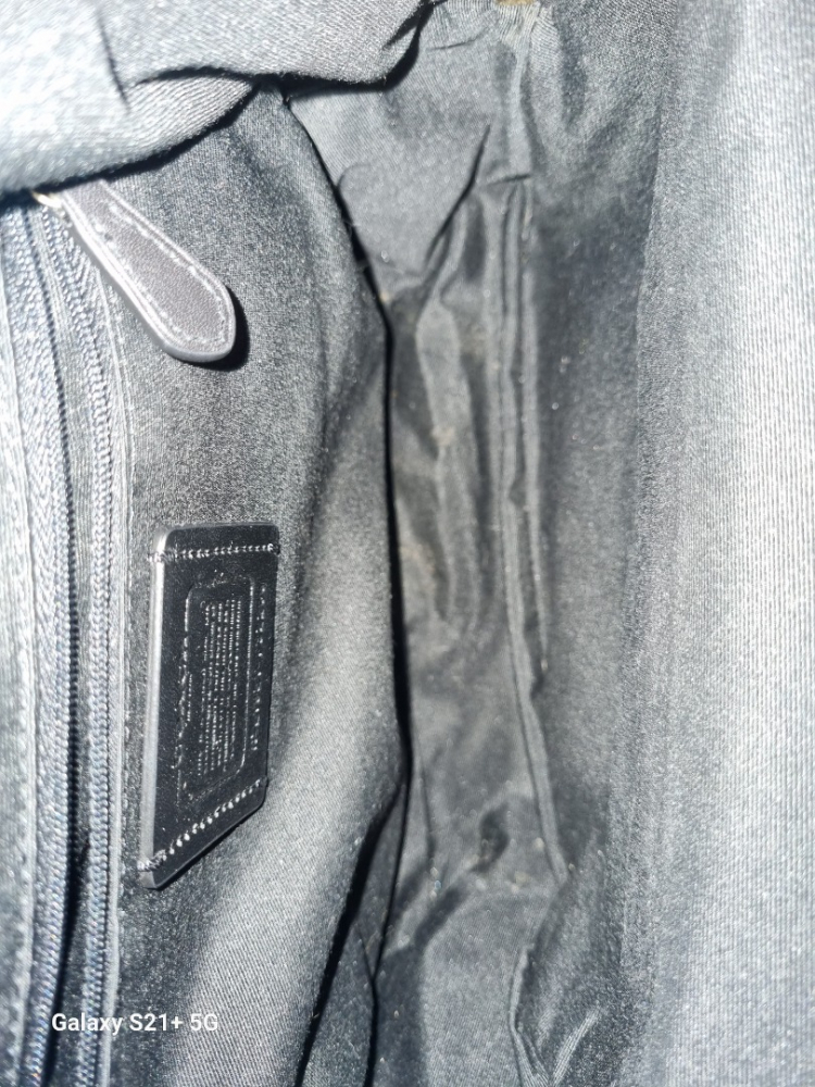 Coach PVC,Leather Backpack Brown