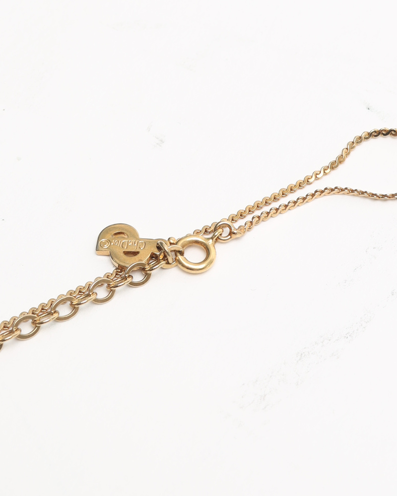 Christian Dior CD Logo Necklace