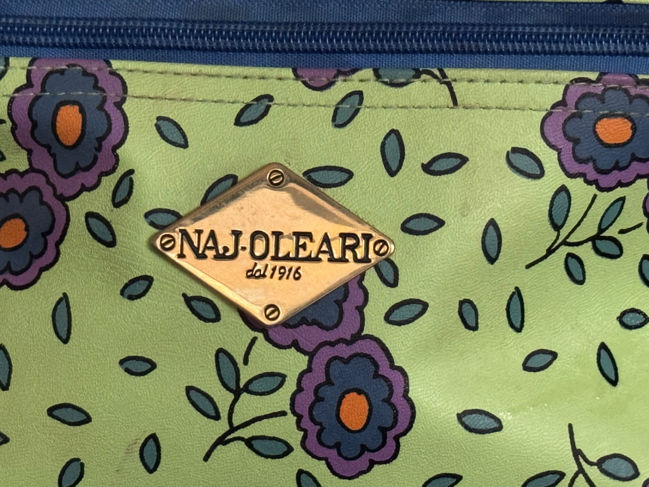 Najoleari Trousse de voyage florale avec miroir