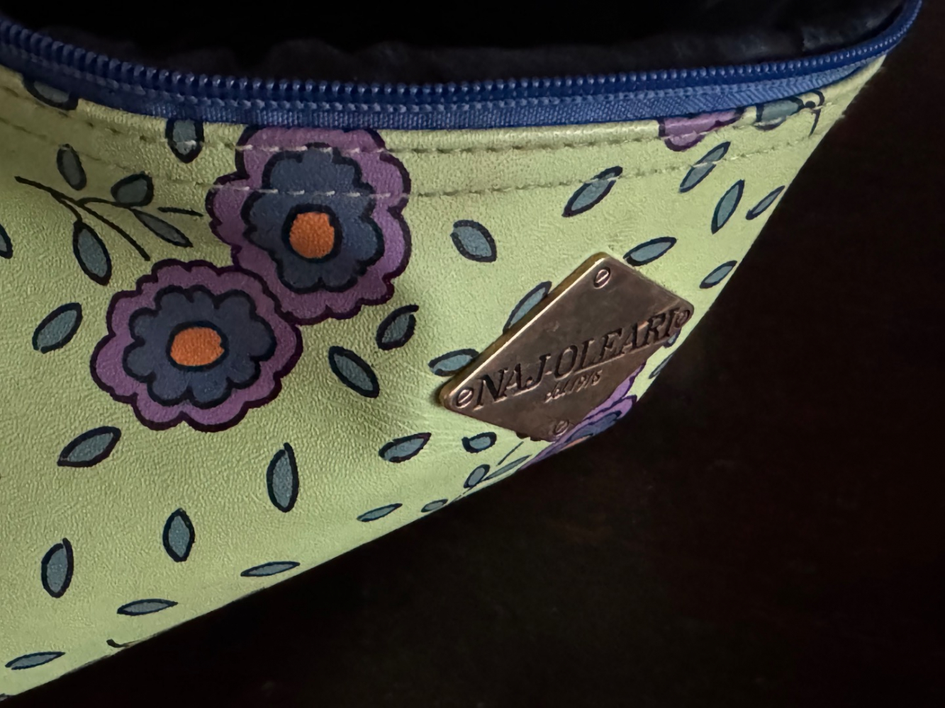 Najoleari Trousse de voyage florale avec miroir