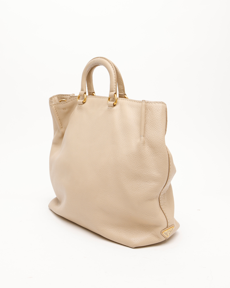 Prada Vitello Daino Tote Bag
