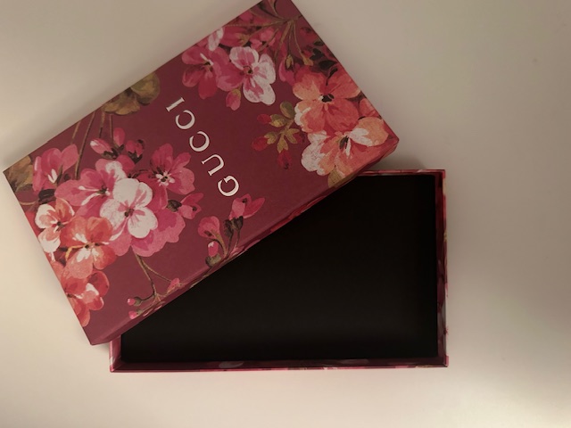 Gucci Boîte en carton pour bijoux