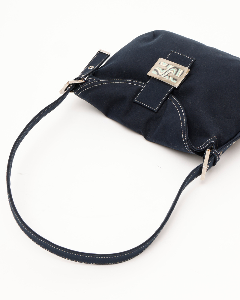 Fendi Mamma Denim Shoulder Bag