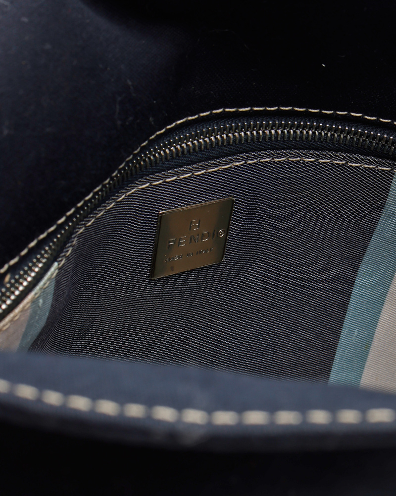 Fendi Mamma Denim Shoulder Bag