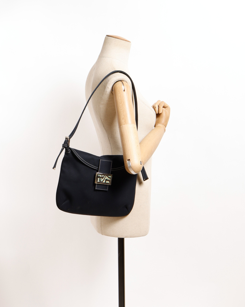 Fendi Mamma Denim Shoulder Bag