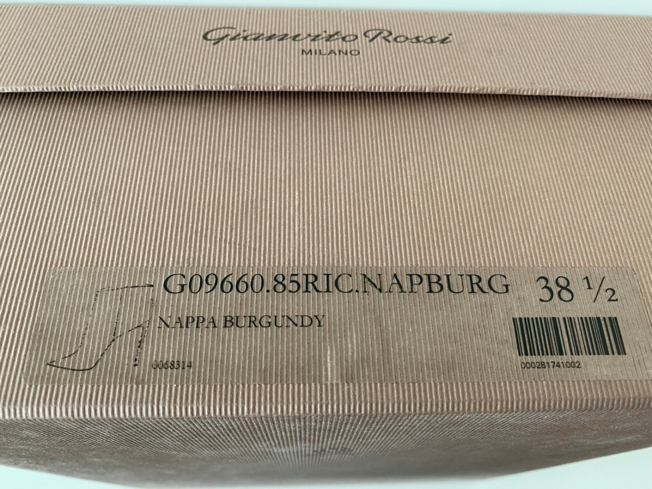 Gianvito Rossi Bottines en nappa bourgogne