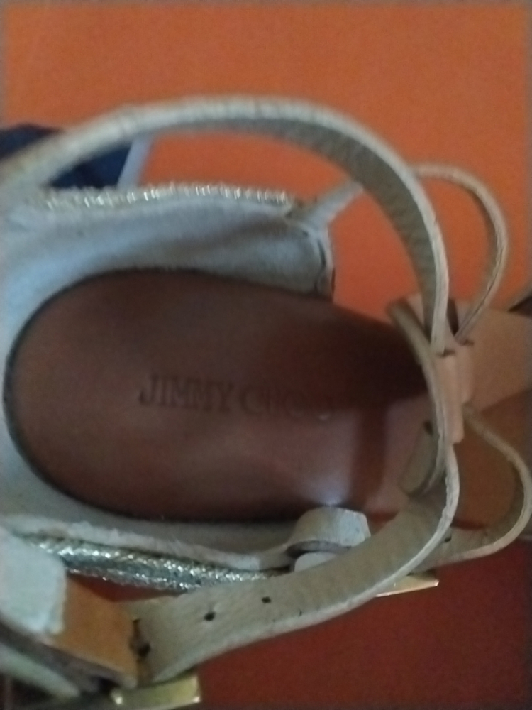 Jimmy Choo Wedges en liège et en cuir