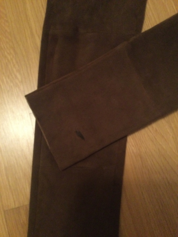 Armani Collezioni Suede pants