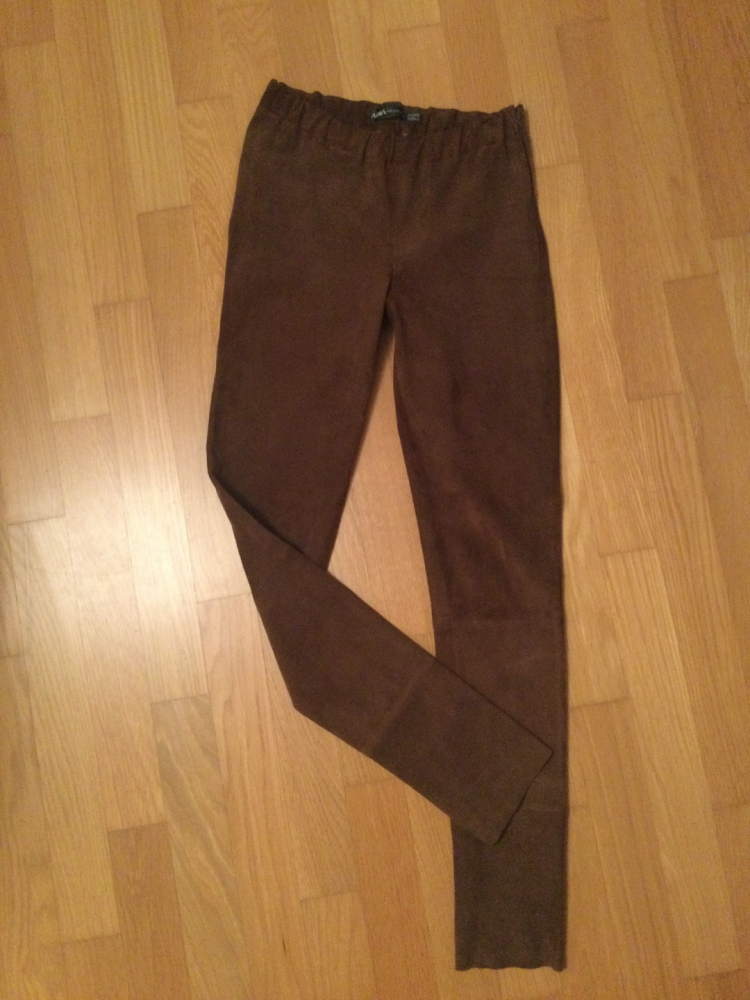 Armani Collezioni Suede pants