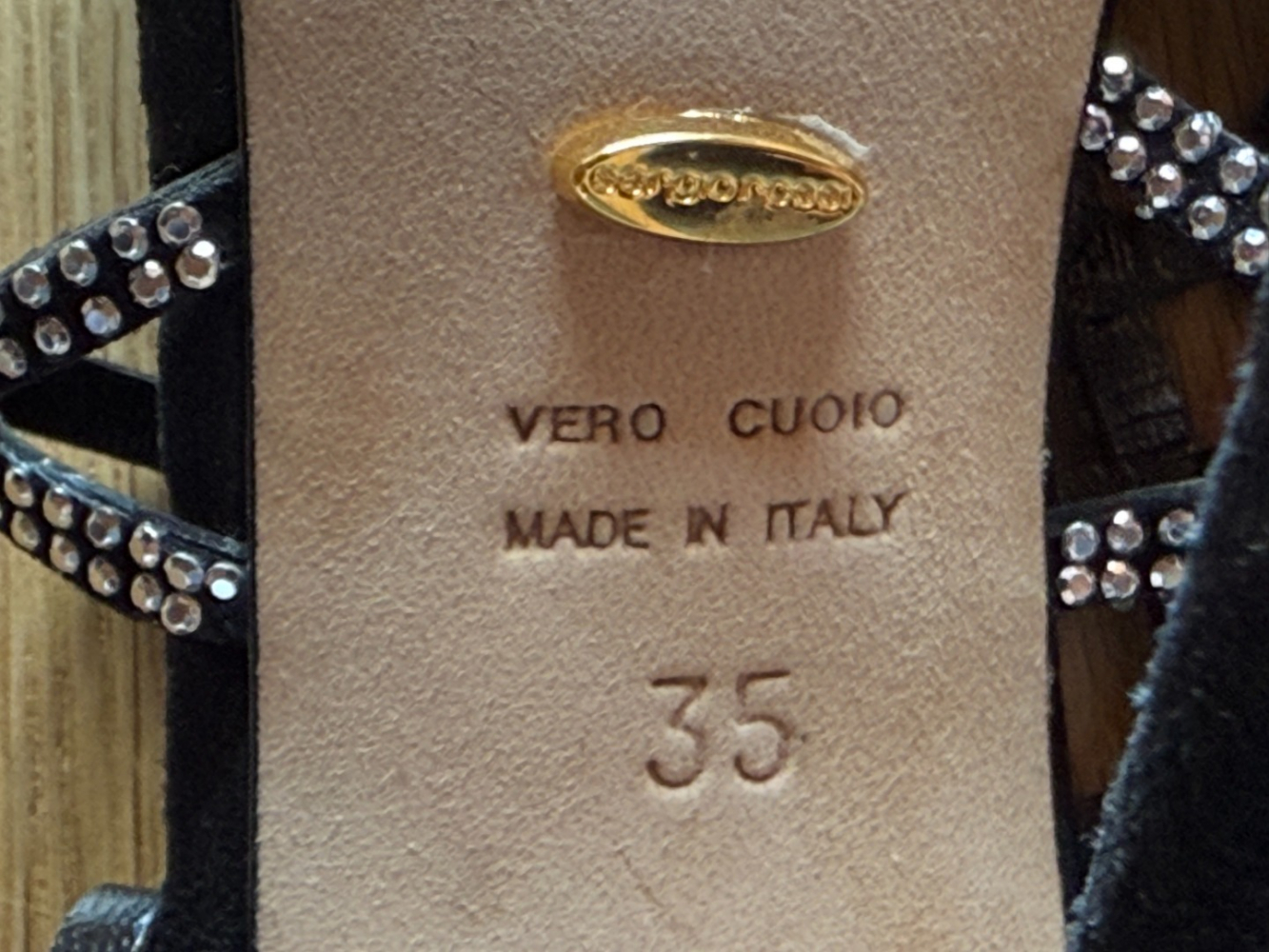 Sergio Rossi Spectacular, sparkling Puzzle heels