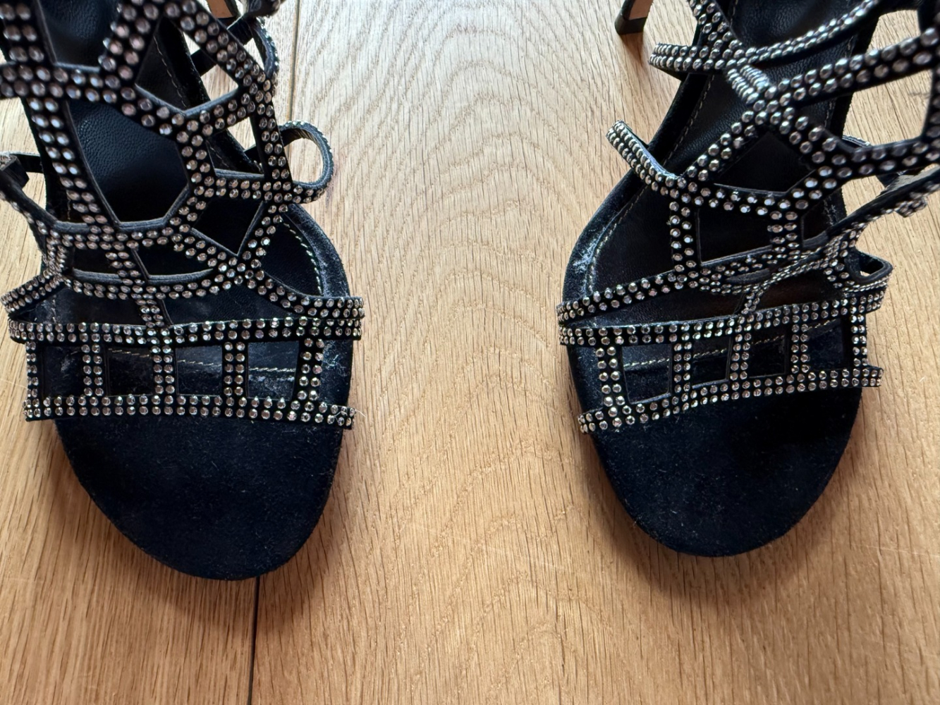 Sergio Rossi Spectacular, sparkling Puzzle heels