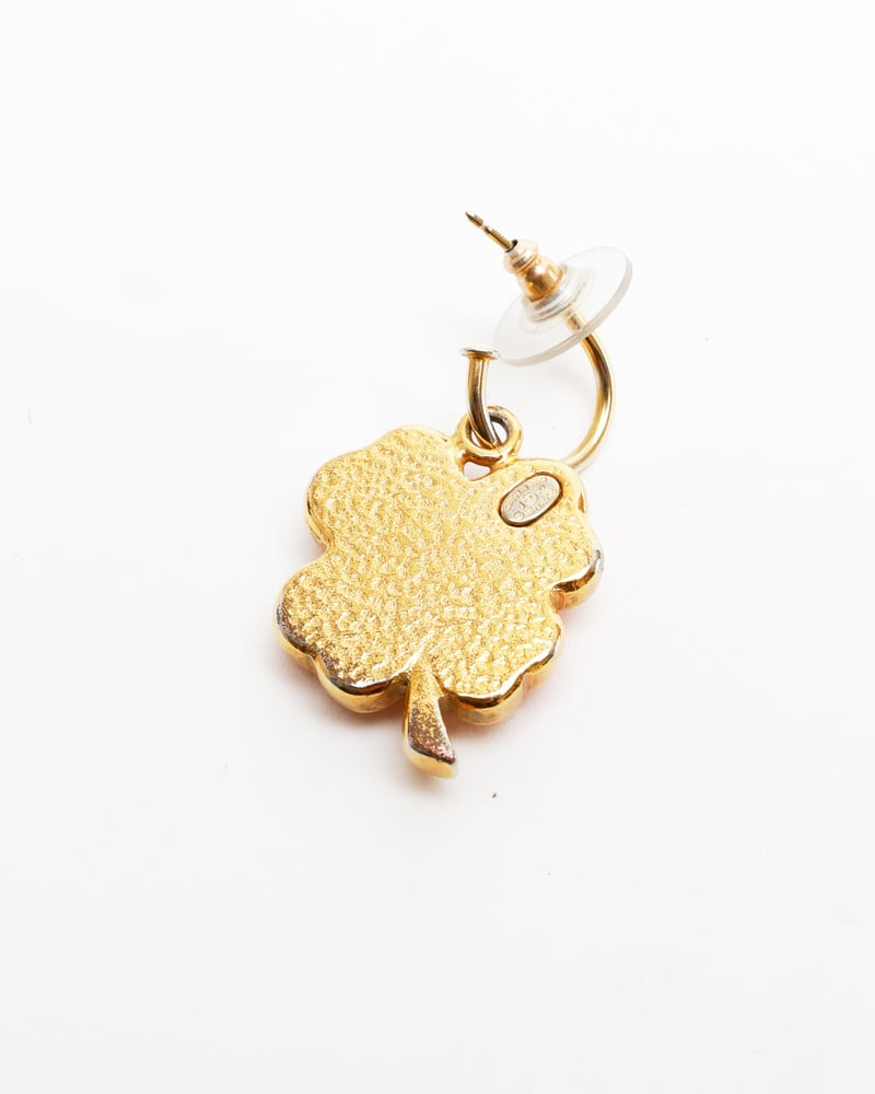 Chanel CC Clover Earrings