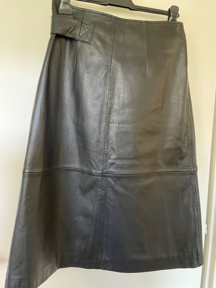 Whistles Wickelrock aus weichem Leder