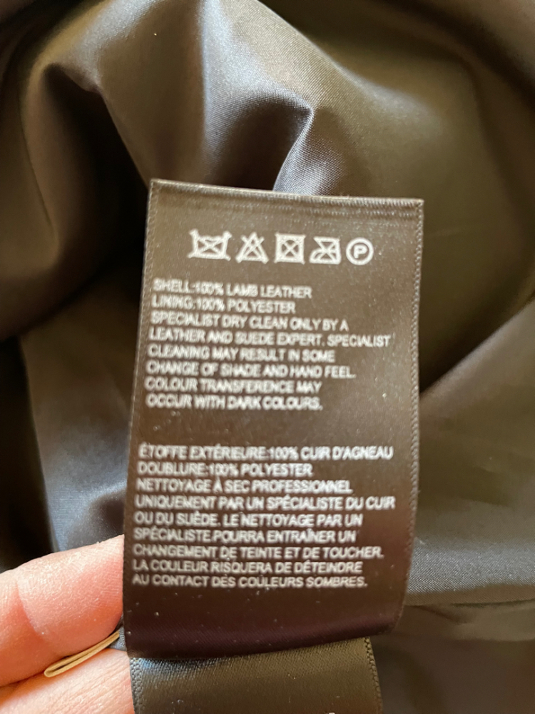 Whistles Wickelrock aus weichem Leder