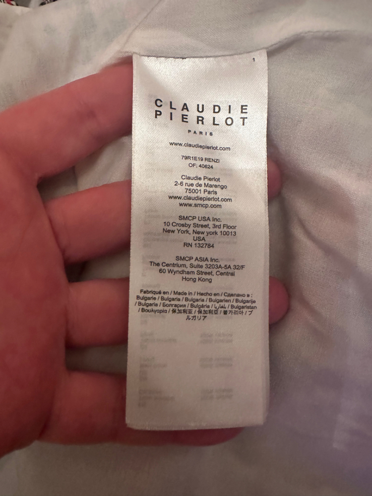 Claudie Pierlot Robe fleurie Claudie Pierlot