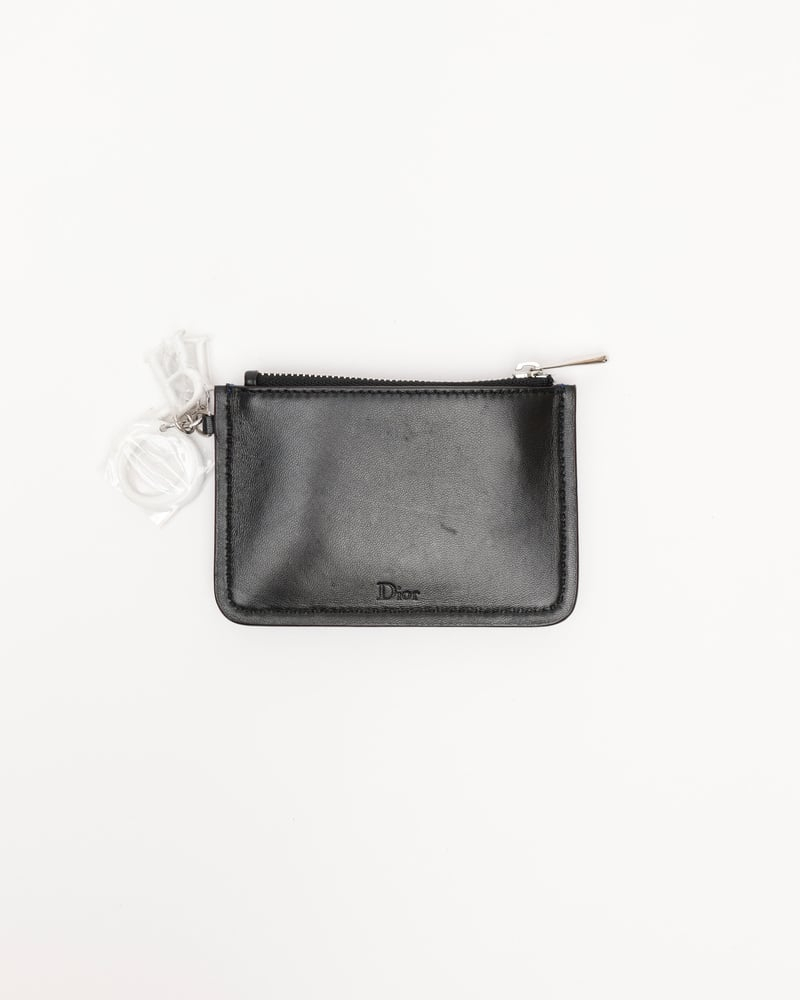 Christian Dior Leather and Beads Coin Purse