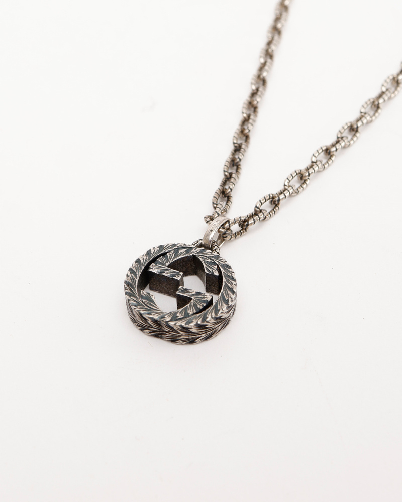 Gucci Interlocking G Silver Necklace