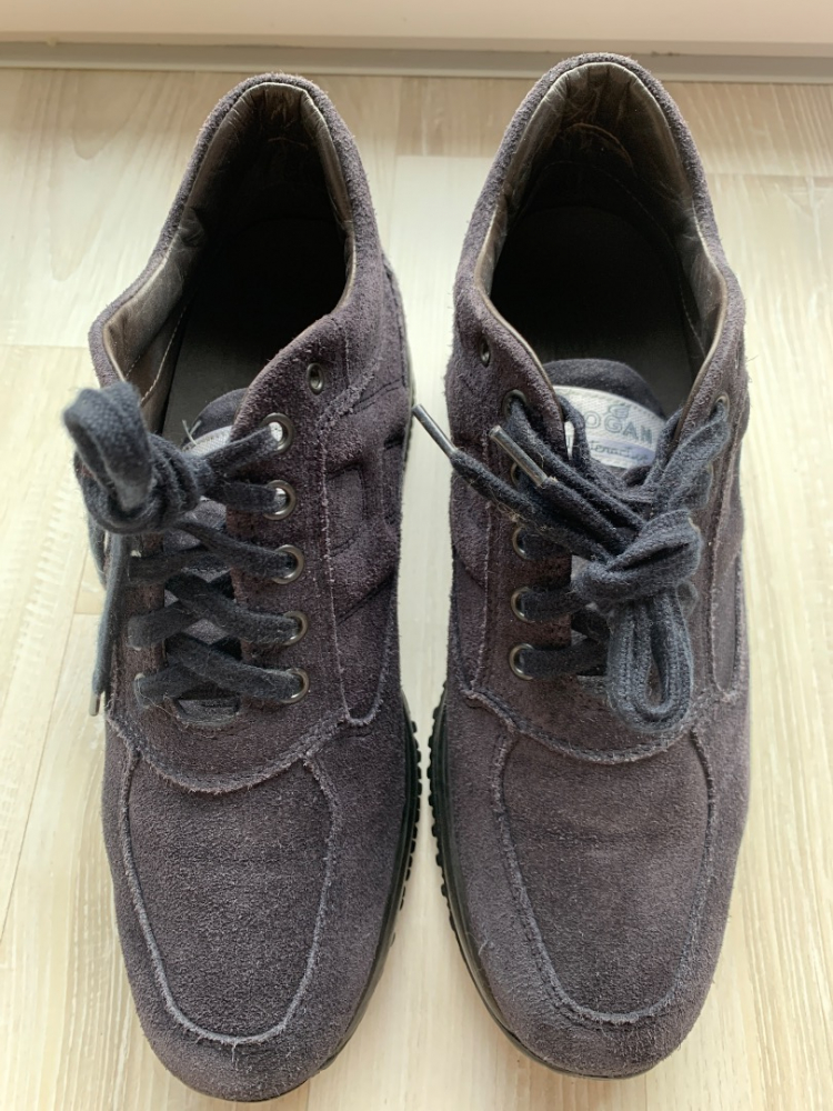 Hogan Dunkle Blaue Hogan Leder Schuhe