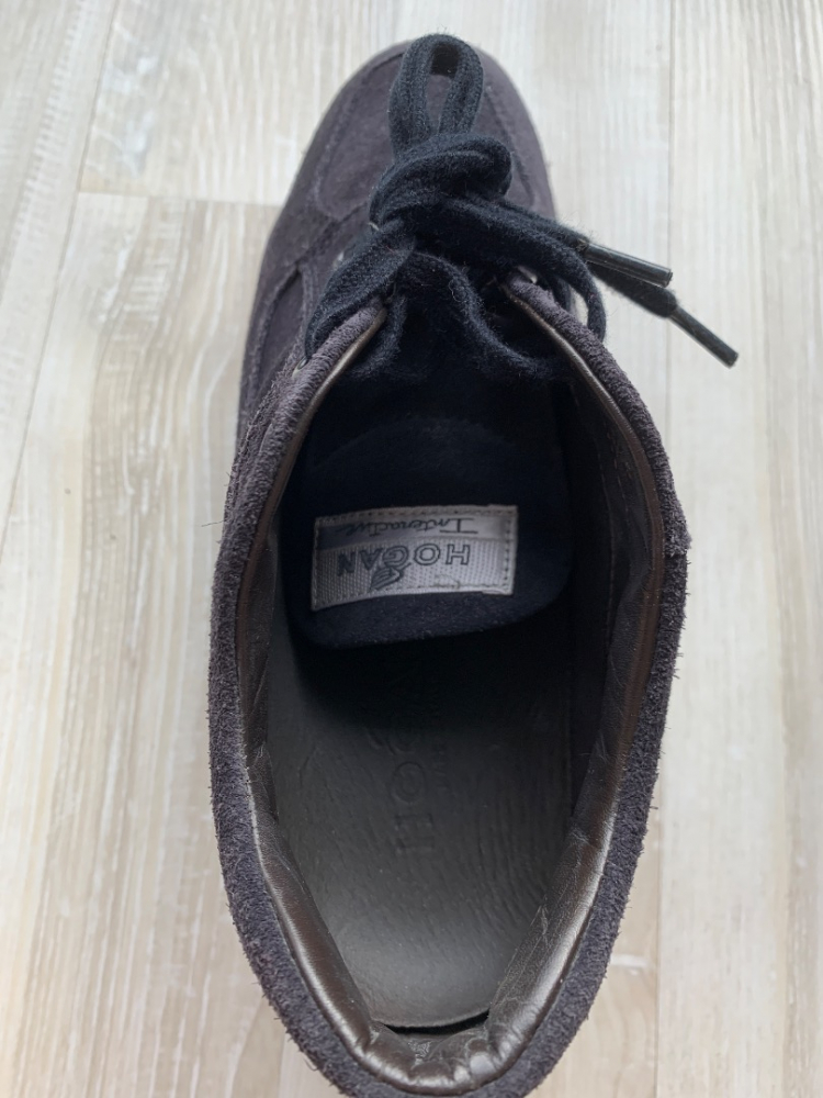 Hogan Dunkle Blaue Hogan Leder Schuhe