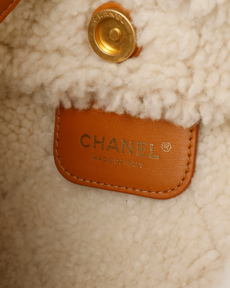 Chanel Small Shearling 22 Hobo Bag