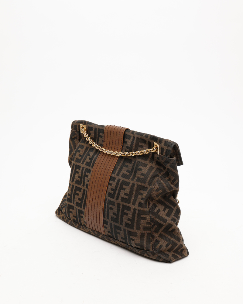 Fendi Tobacco Zucca Chain Bag