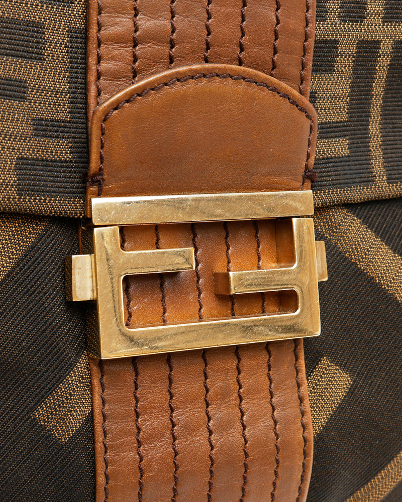 Fendi Tobacco Zucca Chain Bag