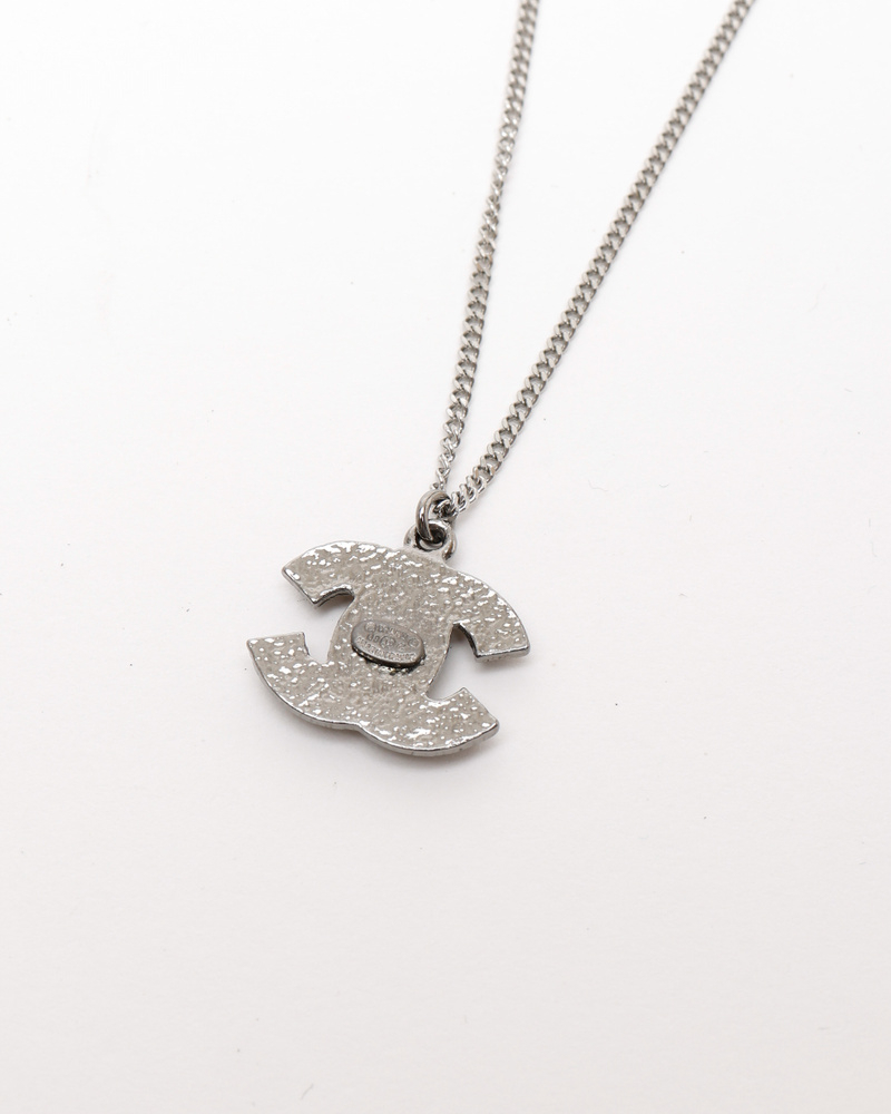 Chanel Coco Mark Rhinestone Necklace