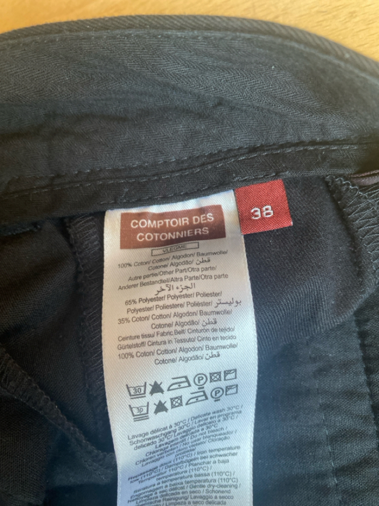 Comptoir Des Cotonniers Pantalon noir le vestiaire