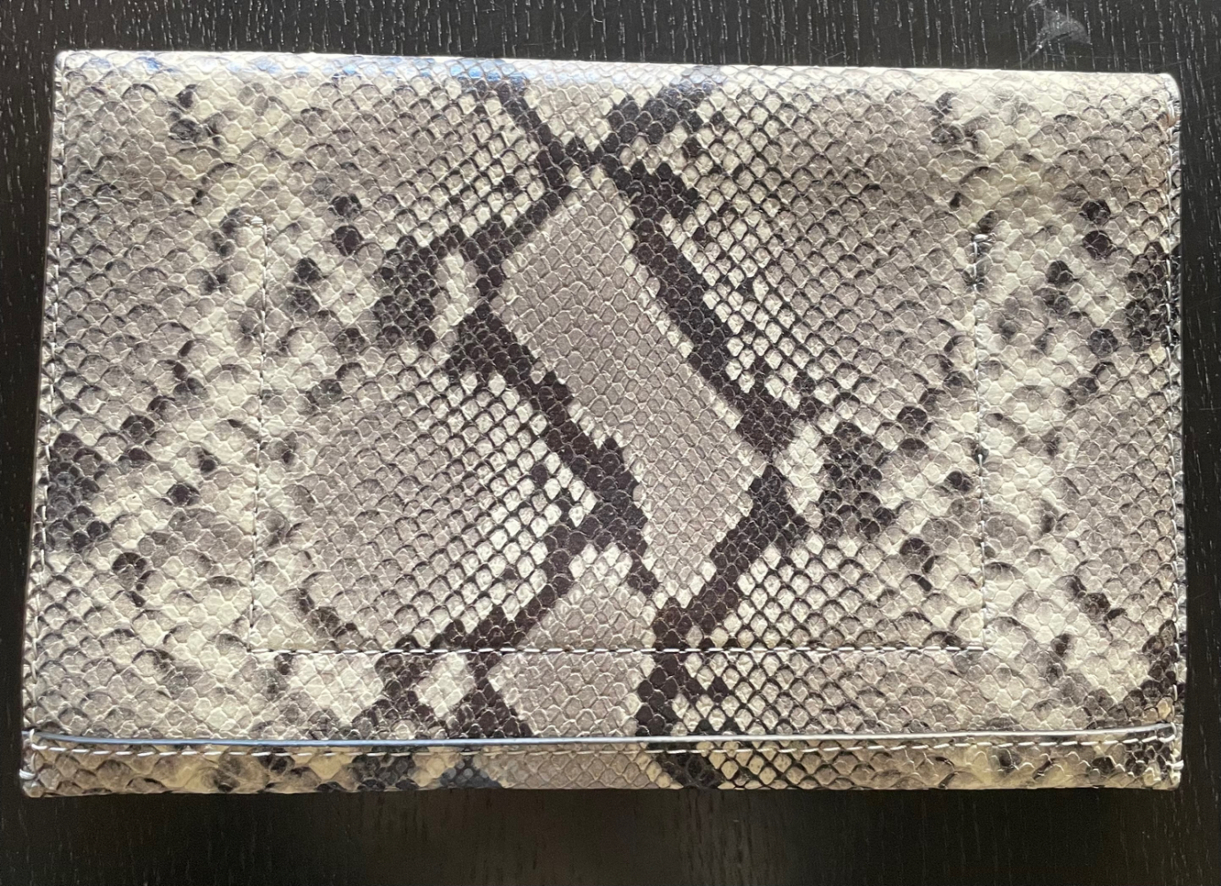 Tory Burch Pochette en cuir effet python