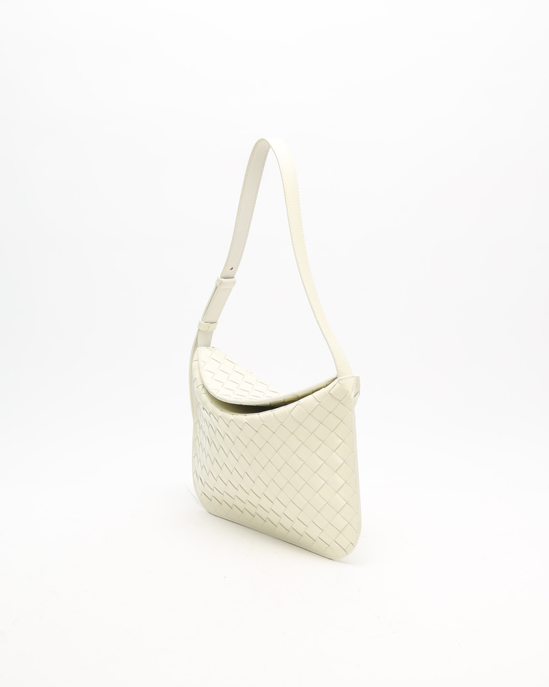 Bottega Veneta Patent Intrecciato Shoulder Bag
