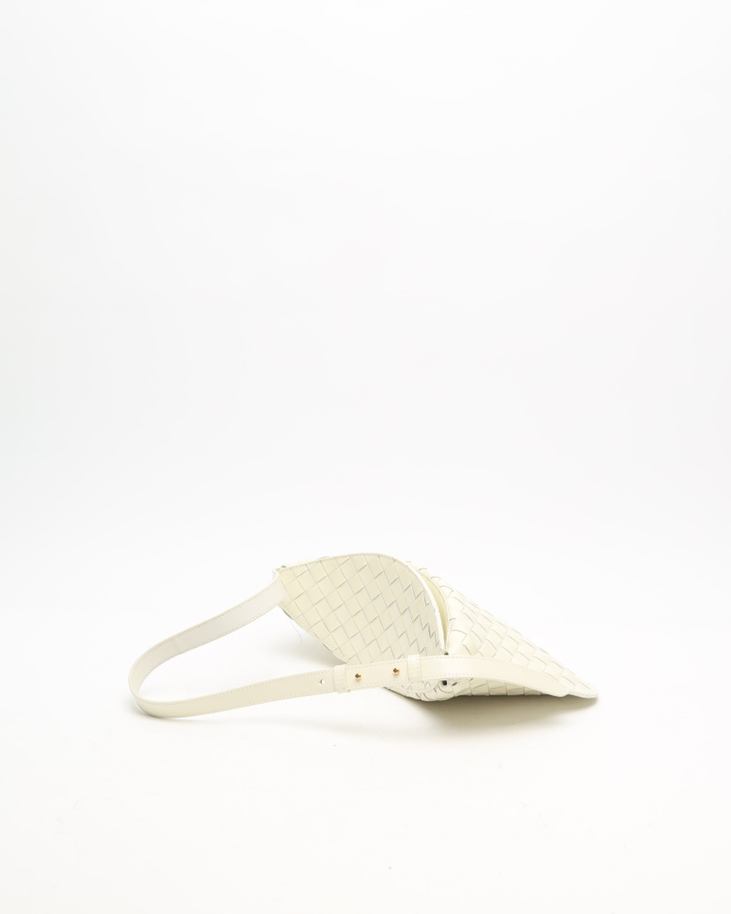 Bottega Veneta Patent Intrecciato Shoulder Bag