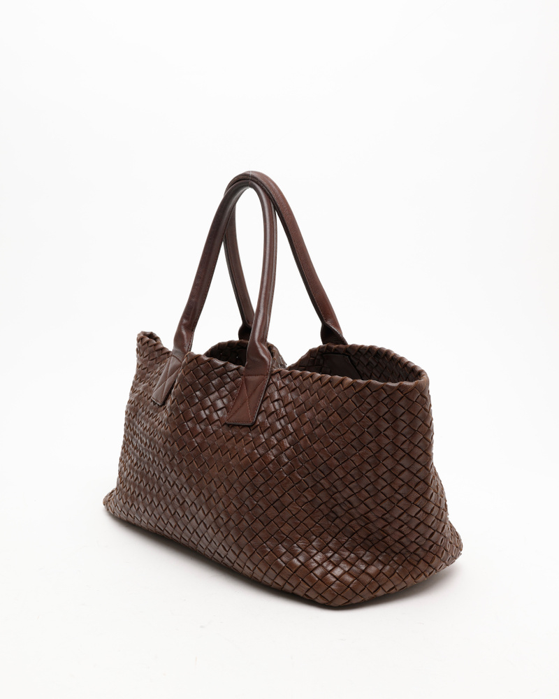Bottega Veneta Intreccio Medium Cabat Tote Bag
