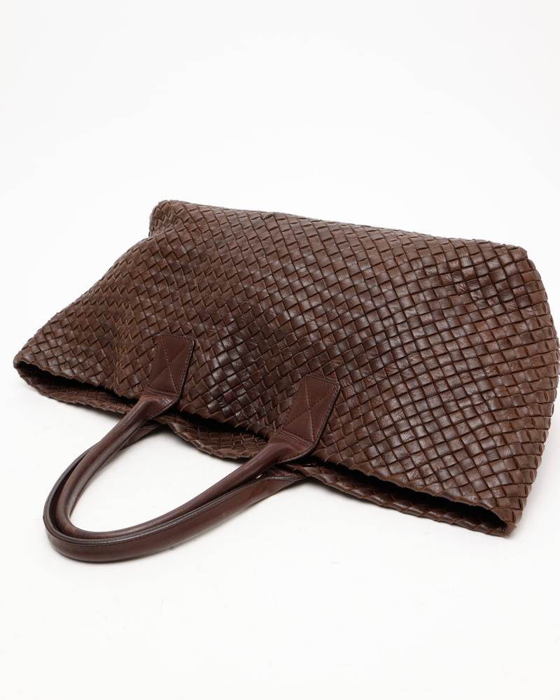 Bottega Veneta Intreccio Medium Cabat Tote Bag