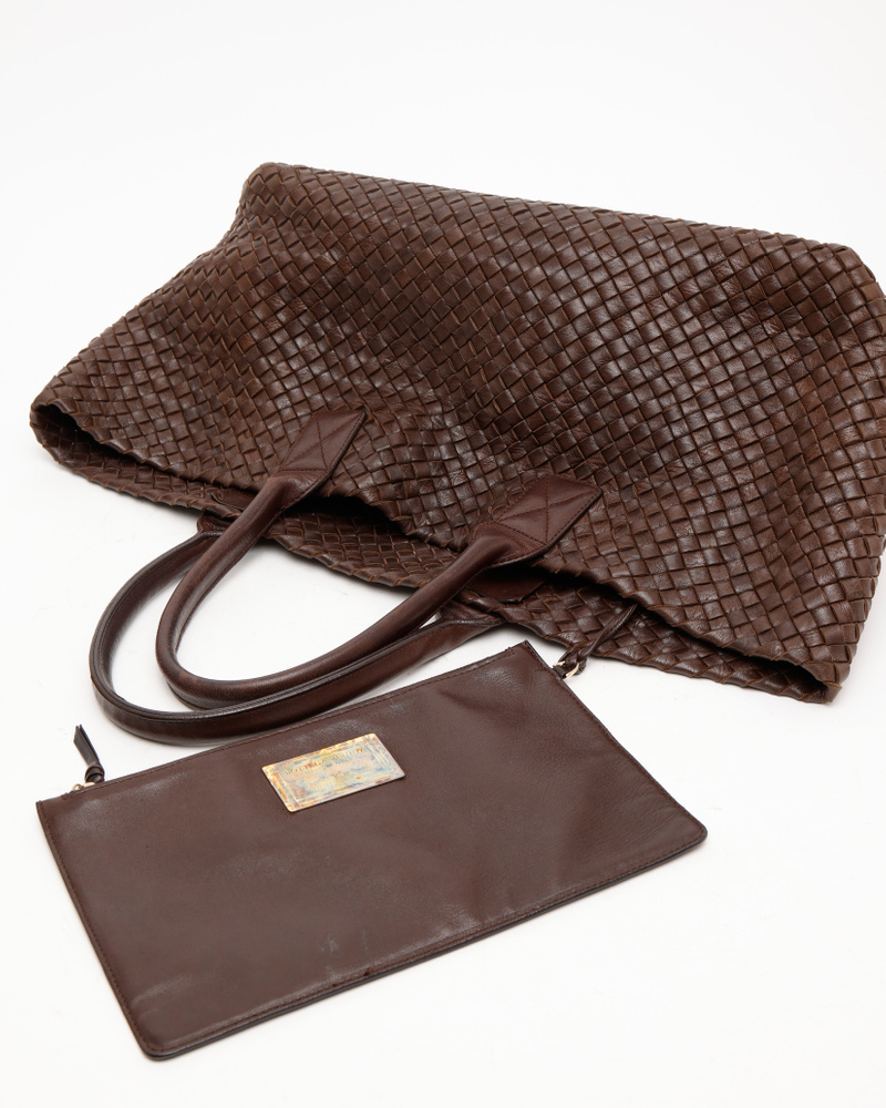 Bottega Veneta Intreccio Medium Cabat Tote Bag