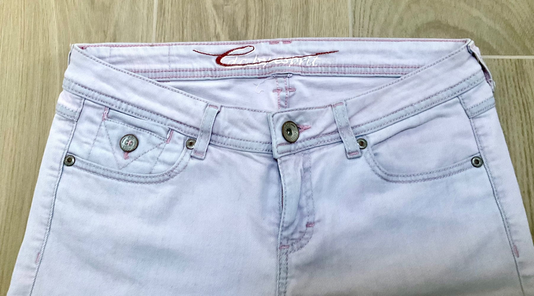 Esprit Denim Shorts delavé rosa- malvenfarben