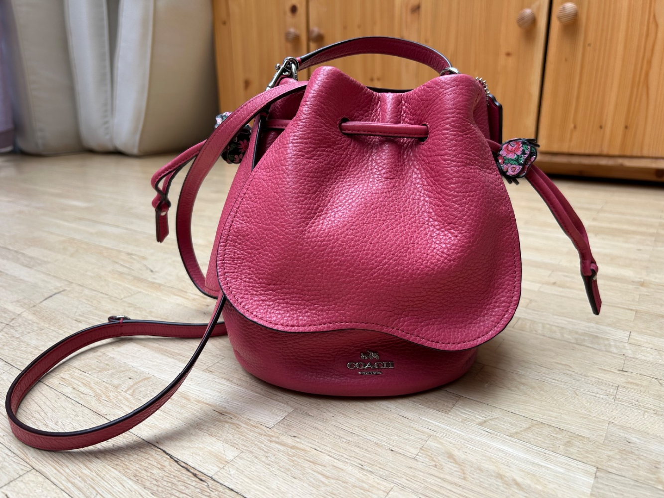 Coach Leather bucket bag