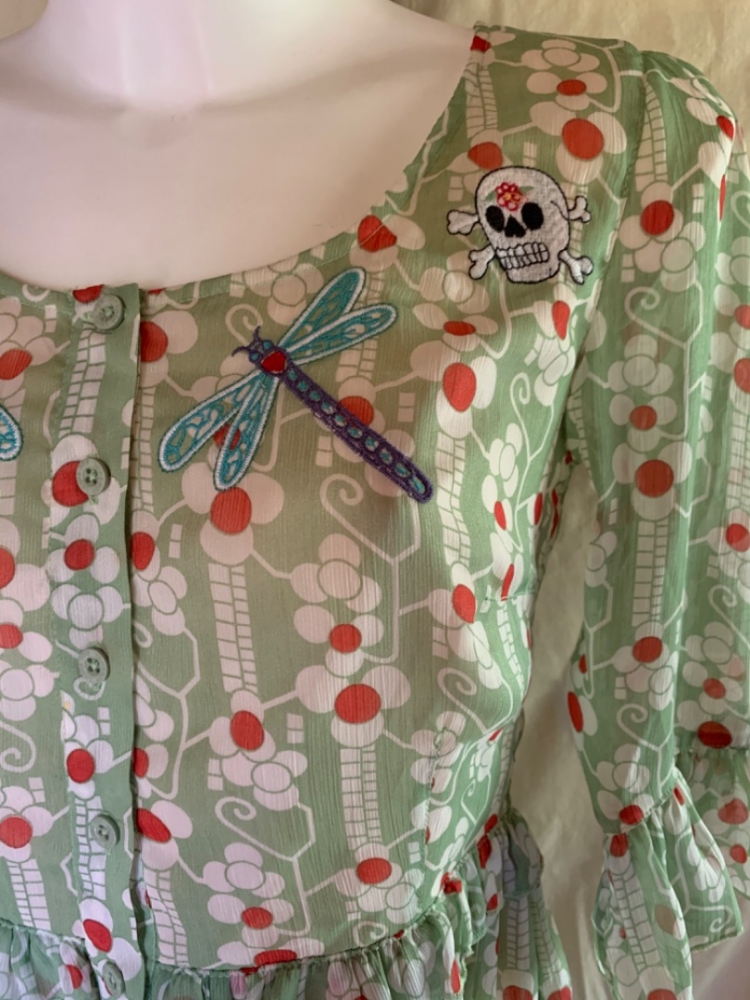 Topshop Robe brodée à fleurs