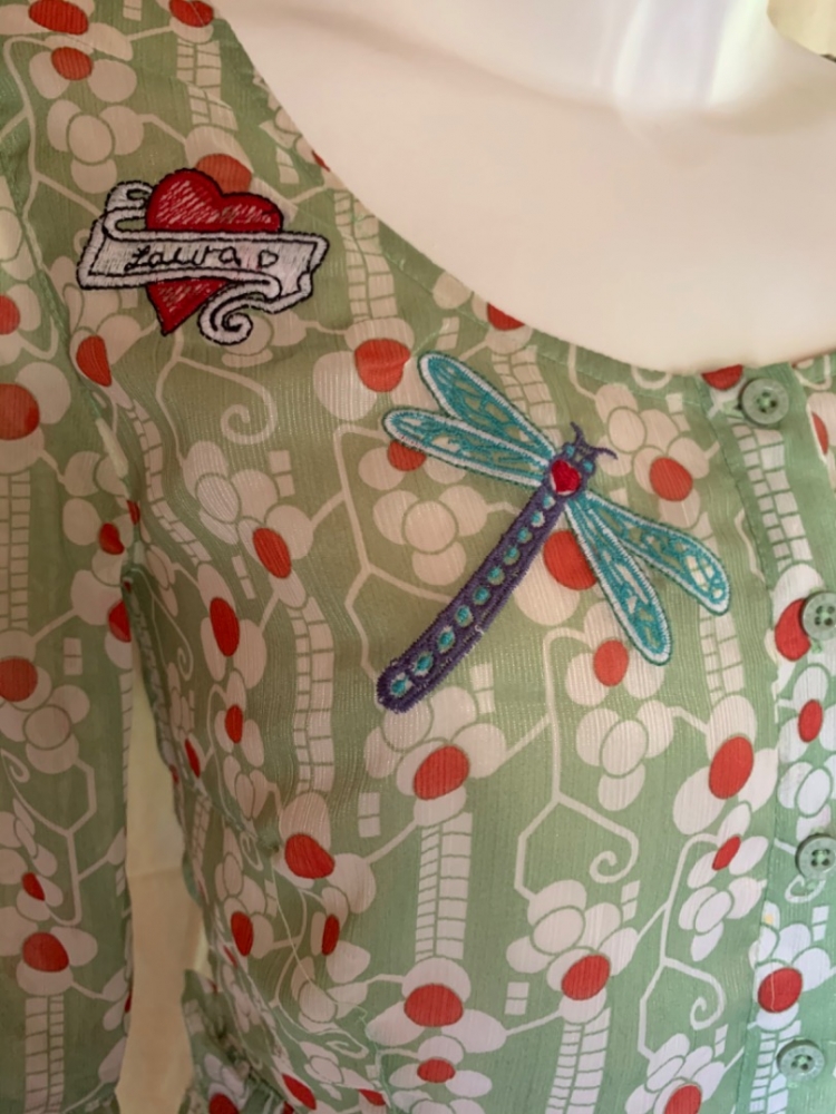 Topshop Robe brodée à fleurs