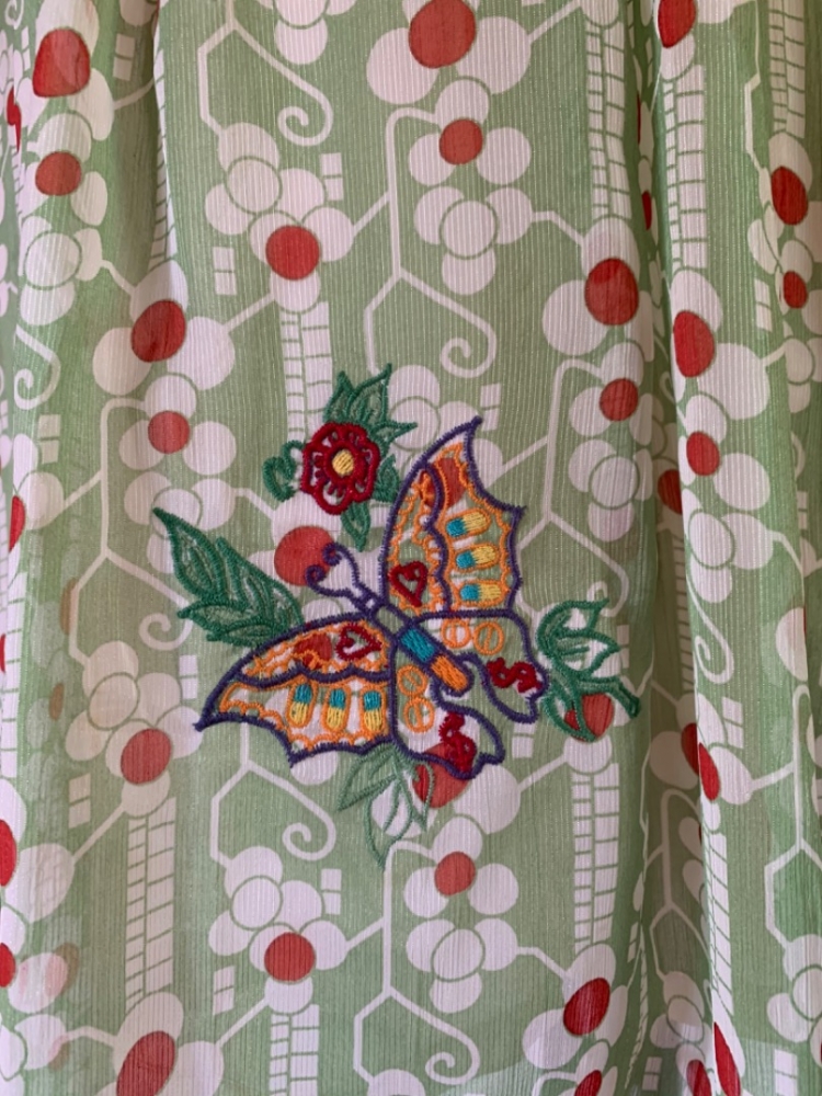 Topshop Robe brodée à fleurs