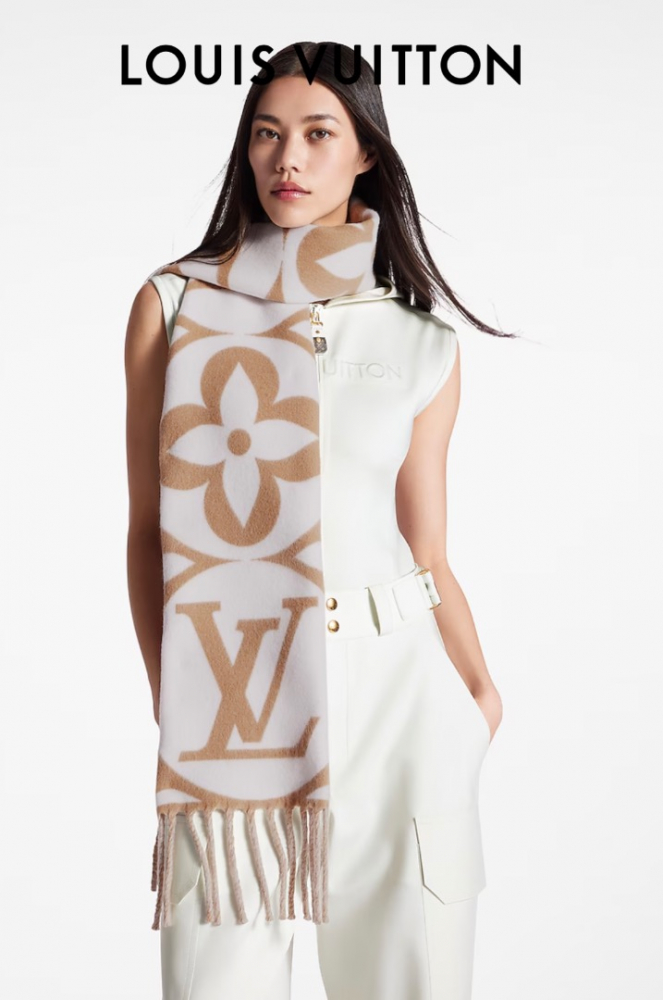 Louis Vuitton Foulard à médaillon