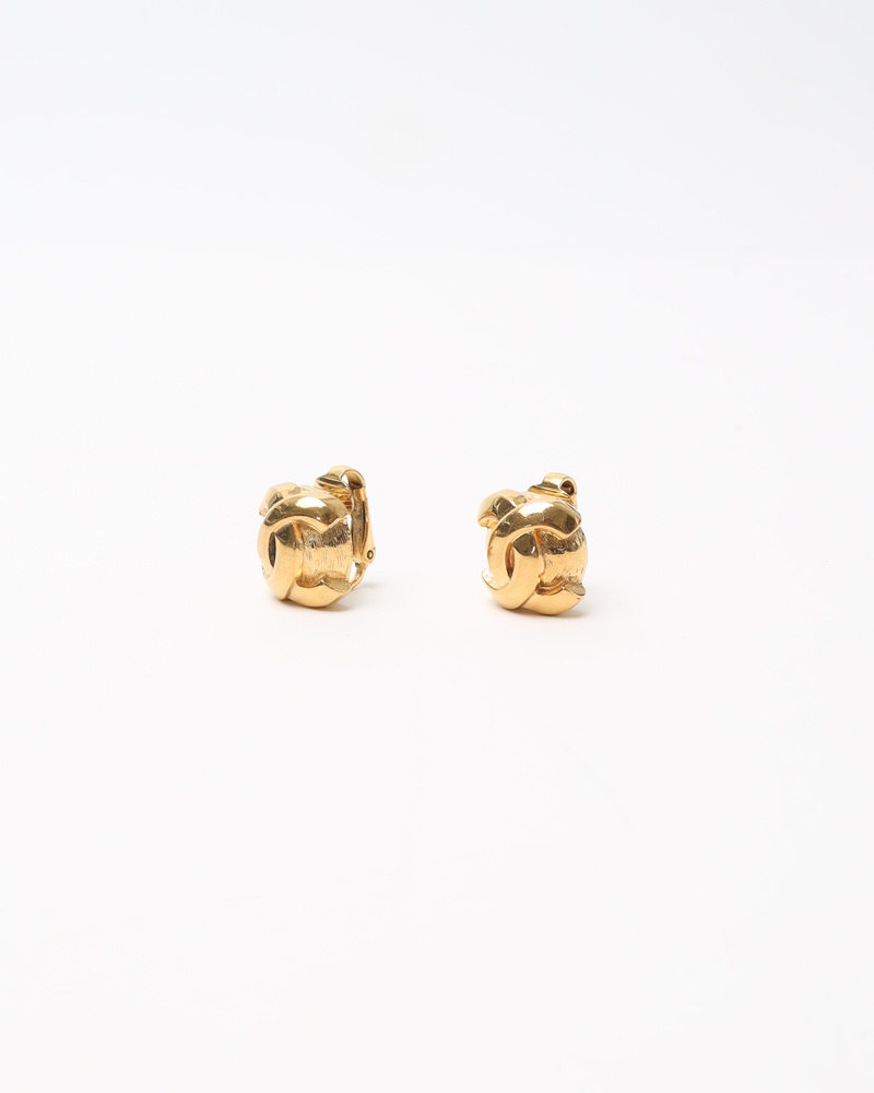 Chanel Coco Mark Clip-on Earrings