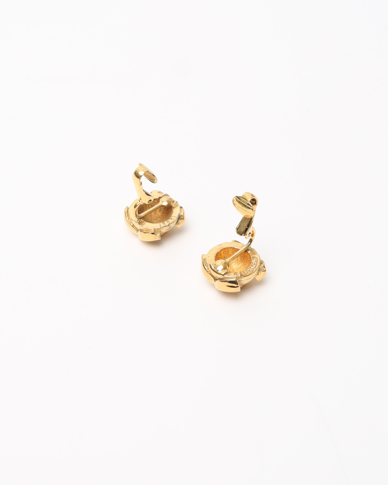 Chanel Coco Mark Clip-on Earrings