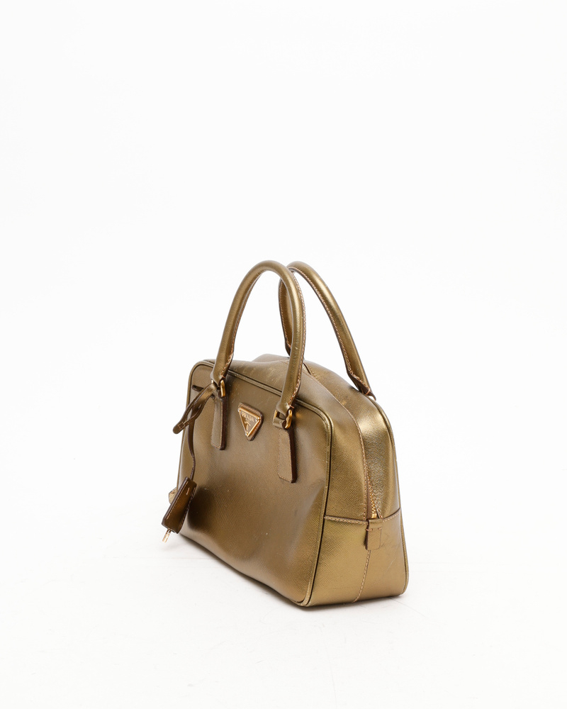 Prada Saffiano Bauletto Bag