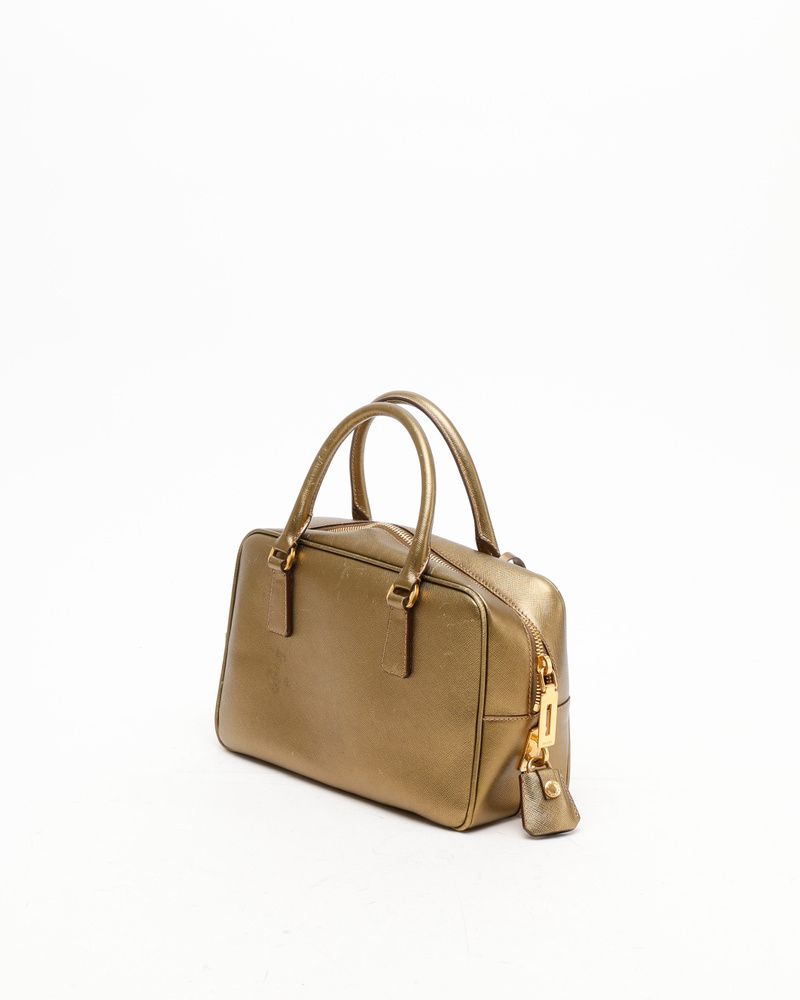 Prada Saffiano Bauletto Bag