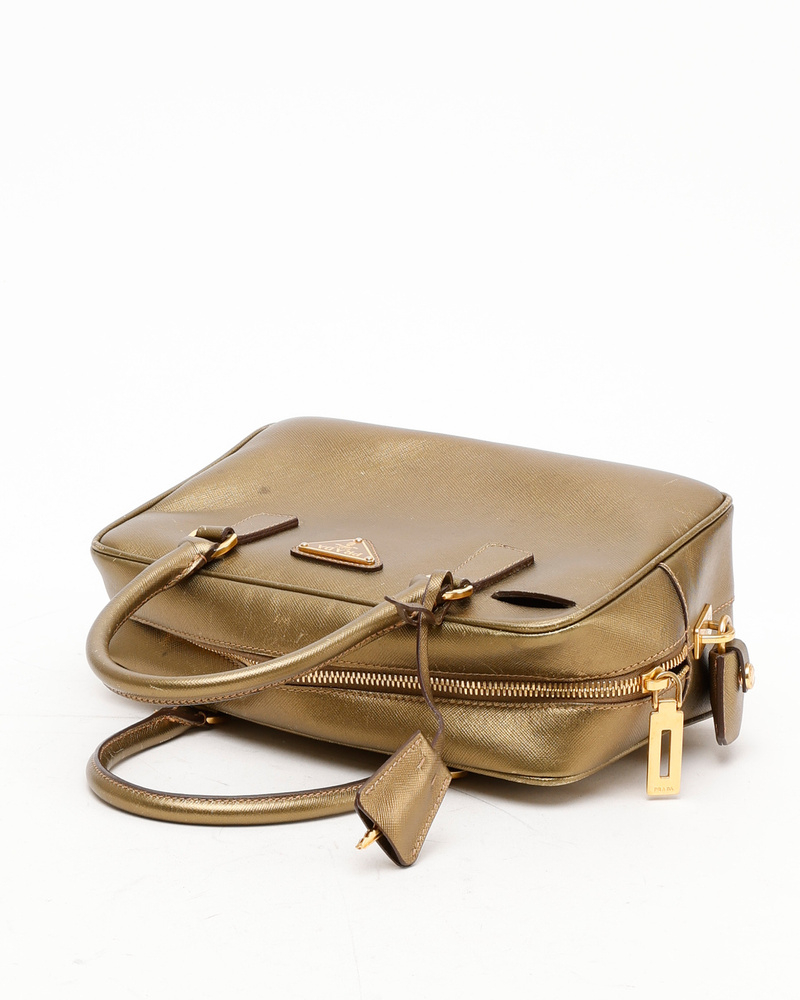 Prada Saffiano Bauletto Bag