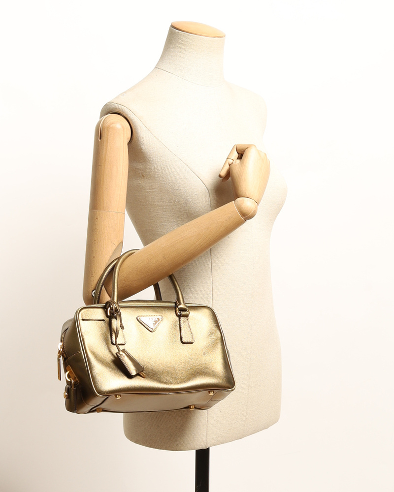 Prada Saffiano Bauletto Bag