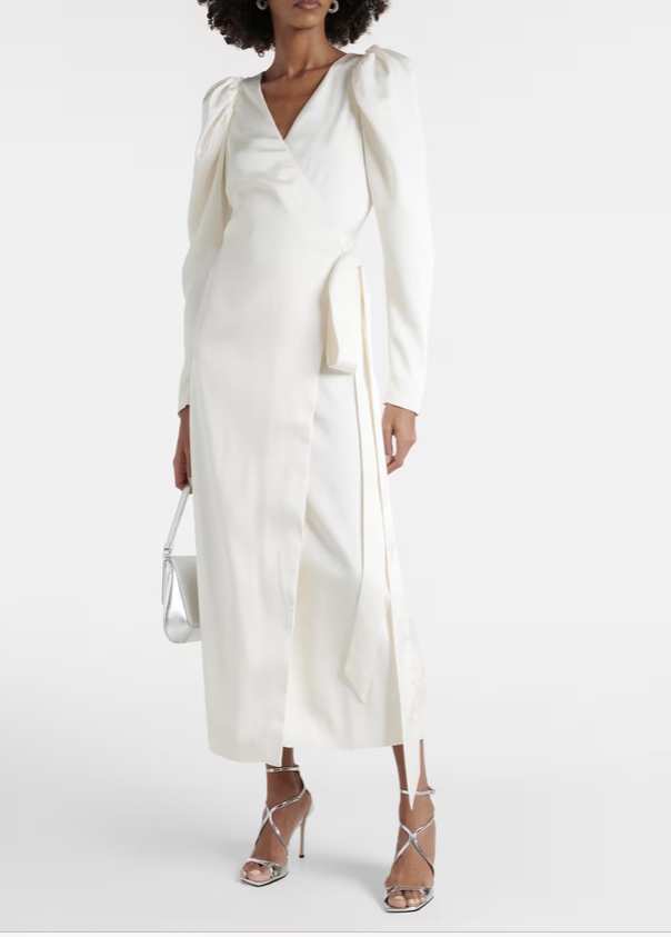 Rotate Birger Christensen Satin-Kleid