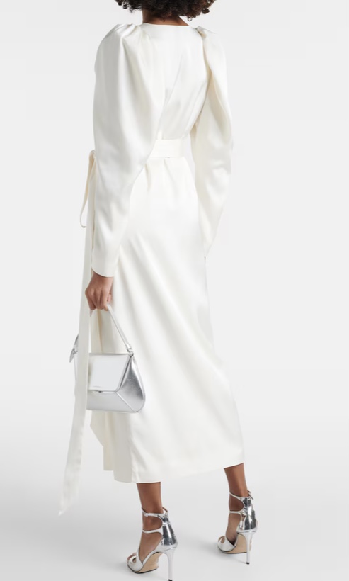 Rotate Birger Christensen Satin-Kleid